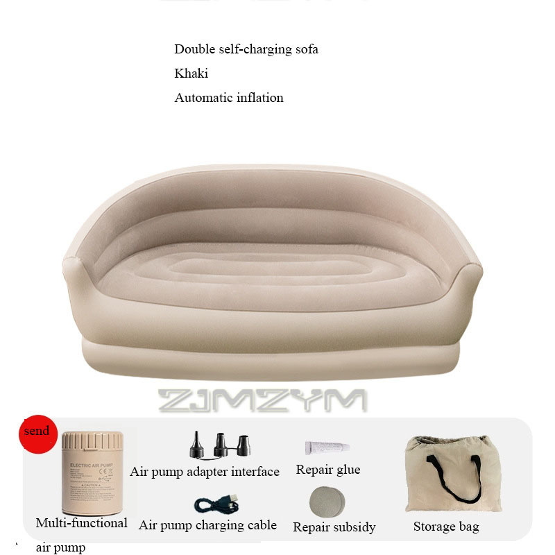 Outdoor Furniture Lounge Set - Automatische opblaasbare luie bank, opvouwbare campingstoel