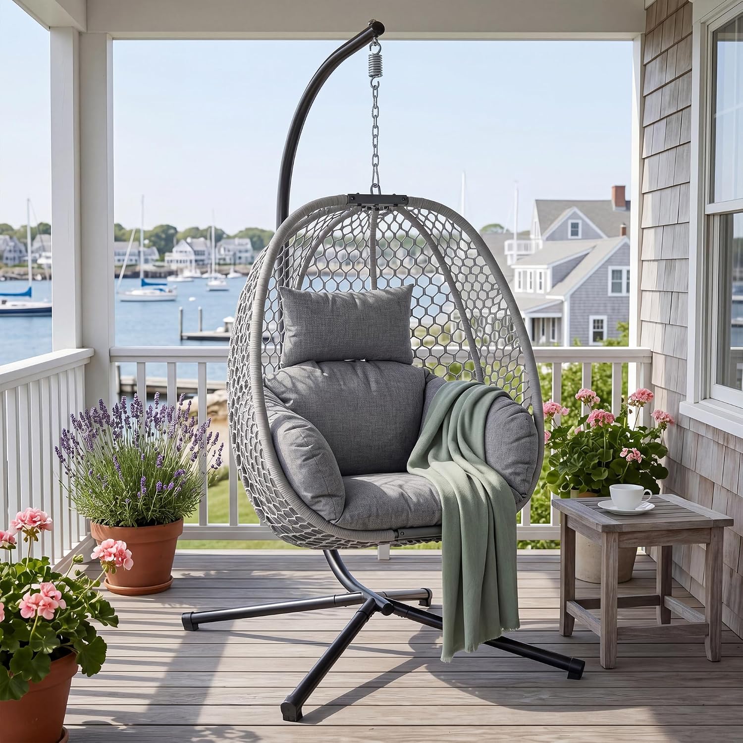 Hanging Egg Chair - Egg Chair Outdoor met standaard, hangende