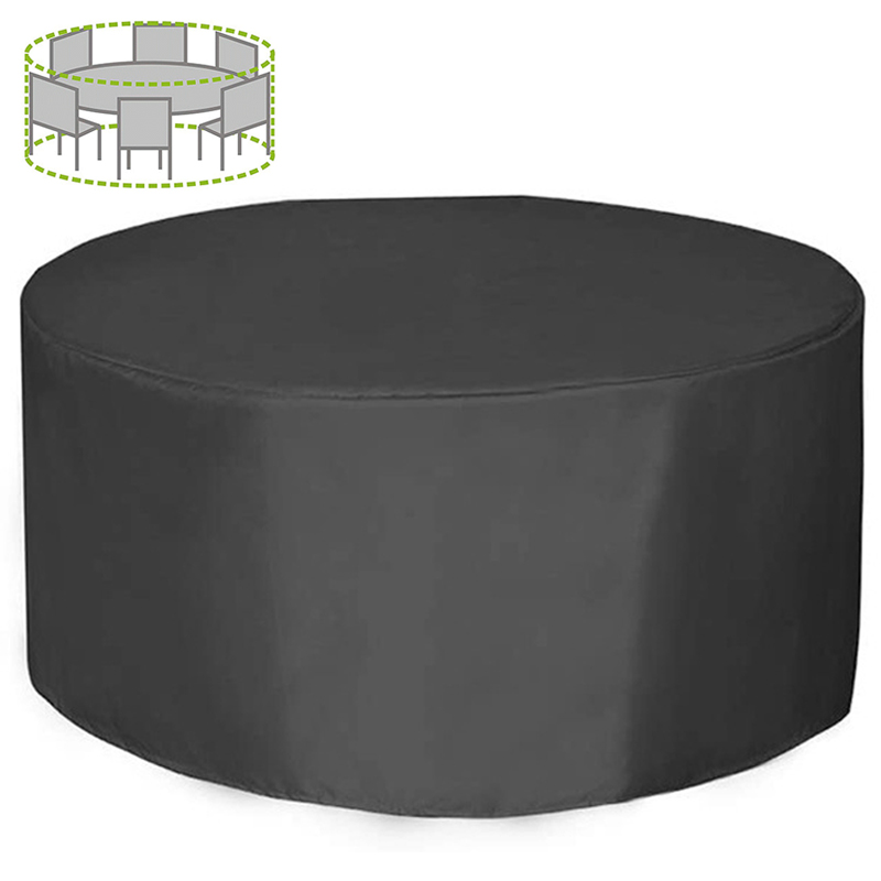 Outdoor Furniture Table - 12 maten ronde meubelhoes 210D zware