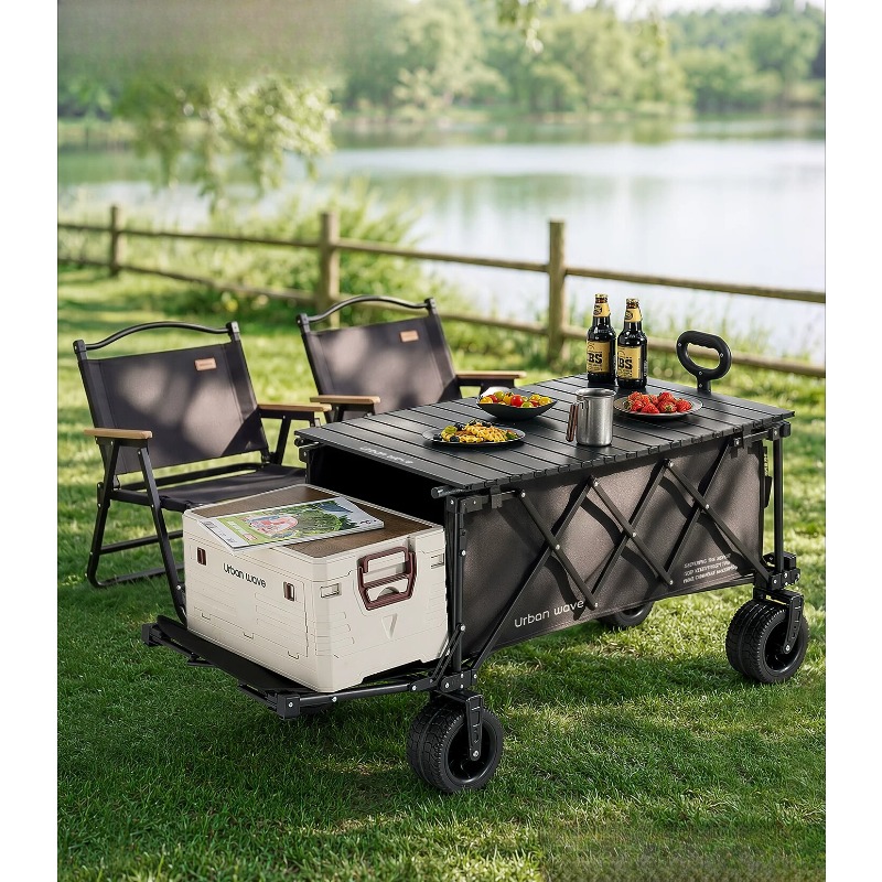 Outdoor Furniture Set - Opvouwbare campingwagen, inklapbare trolley voor buiten,