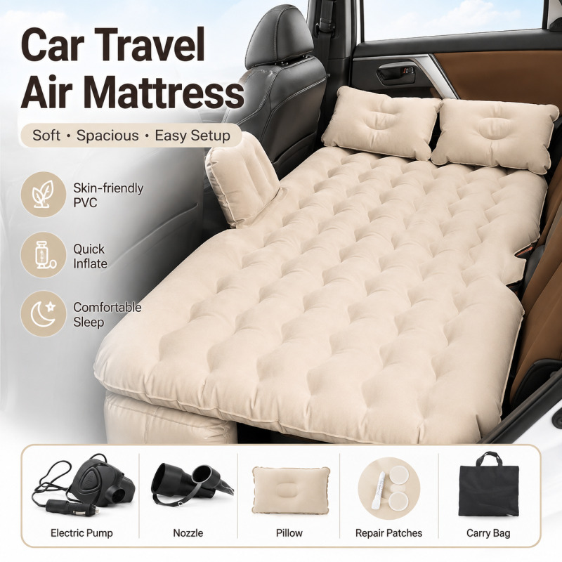 Outdoor Furniture Pads - Universeel auto-luchtbed, elektrisch opblaasbaar bed, slaapmat