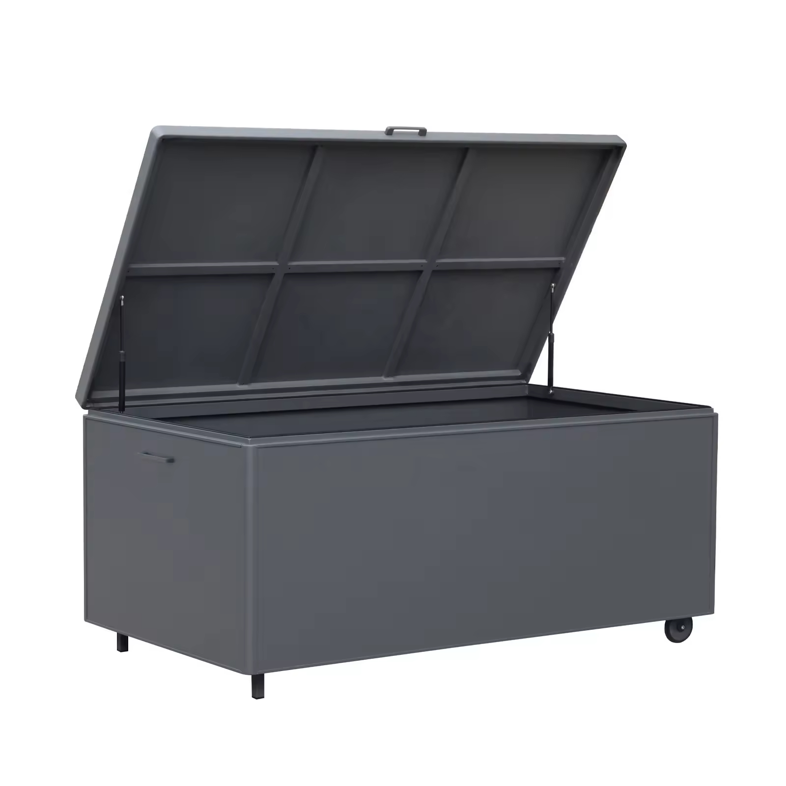 Outdoor Furniture With Storage For Cushions - Waterdichte aluminium PVC-bord vierkante kubus opbergkist