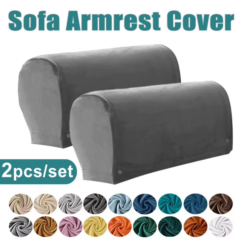 Outdoor Furniture Deals - 2 stks/set Fluwelen Sofa Fauteuilhoes Antislip