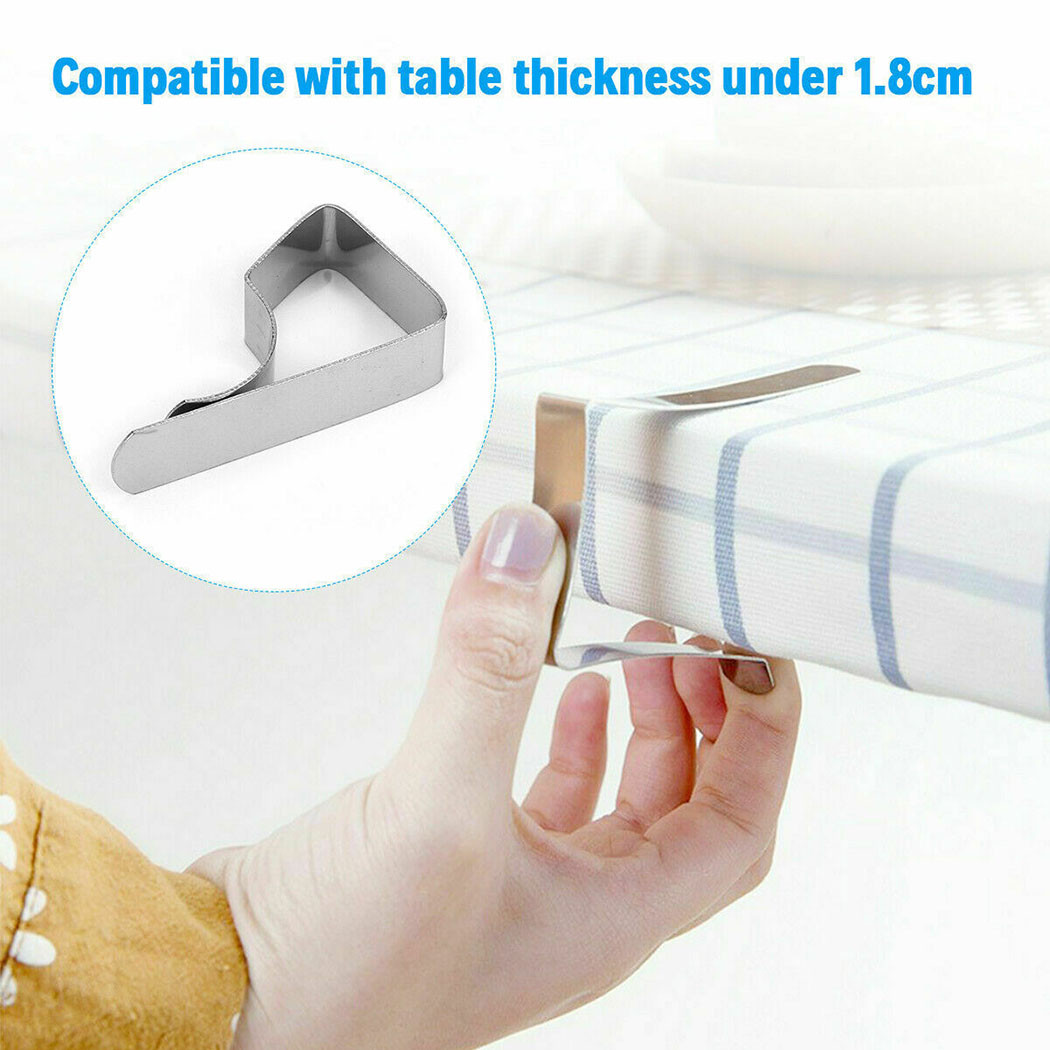 8 Stuks Rvs Tafelkleed Klemmen - Folding Picnic Table recensie en prijs