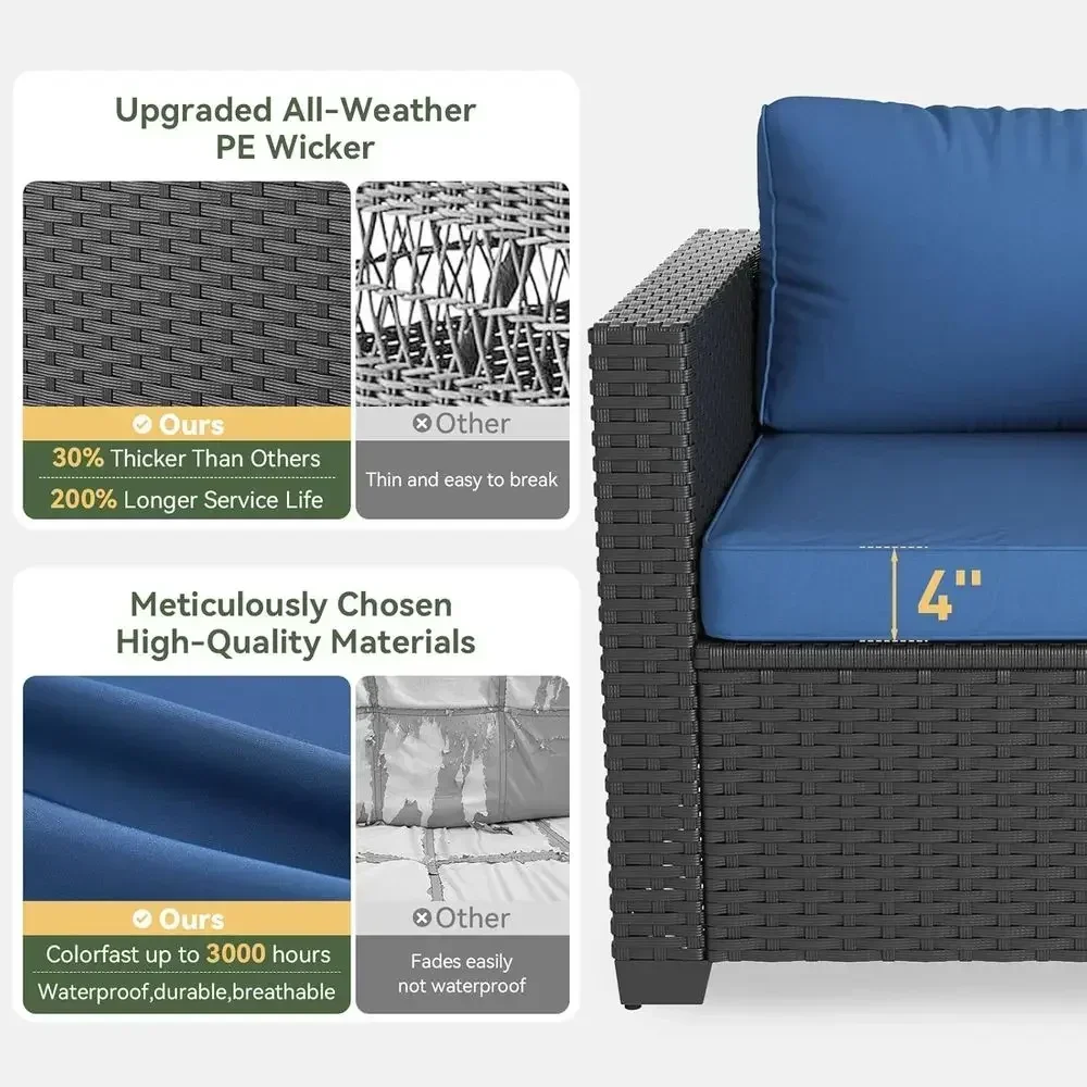 6-persoons tuinmeubelset met v - Outdoor Furniture With Fire Pit Table recensie en prijs