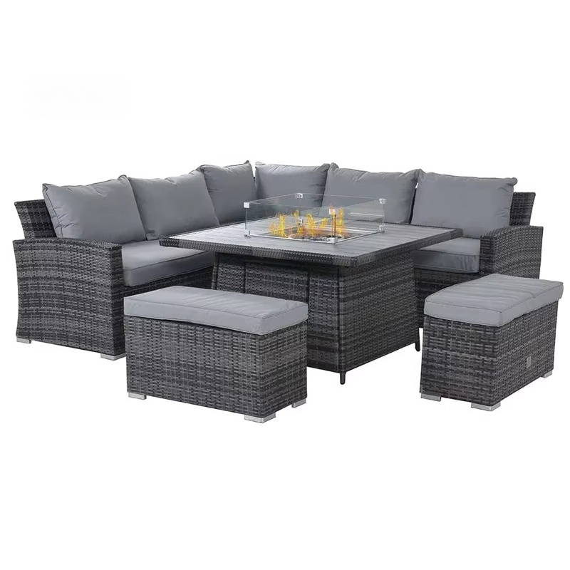 Tuinmeubelset met vuurtafel, w - Outdoor Furniture With Fire Pit Table recensie en prijs