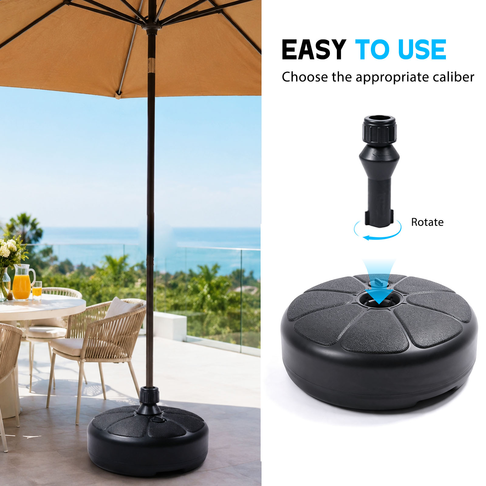 26lbs vulbare waterzand paraso - Outdoor Furniture With Umbrella recensie en prijs