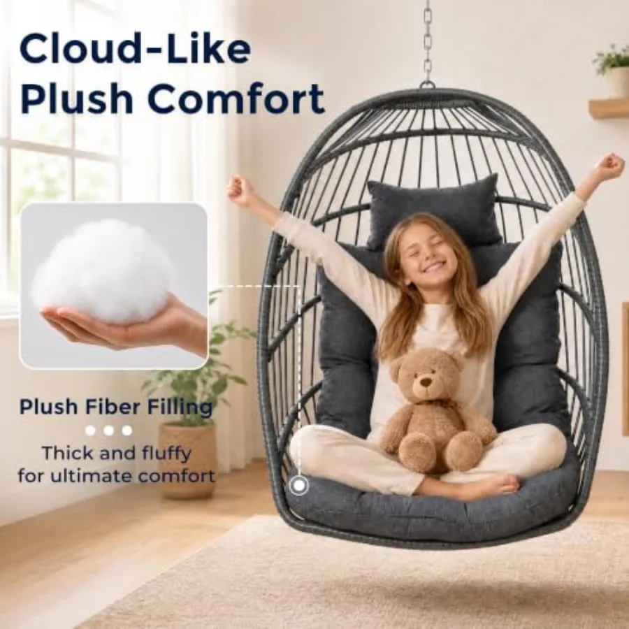 Eierstoel voor buiten met stan - Hanging Egg Chair recensie en prijs