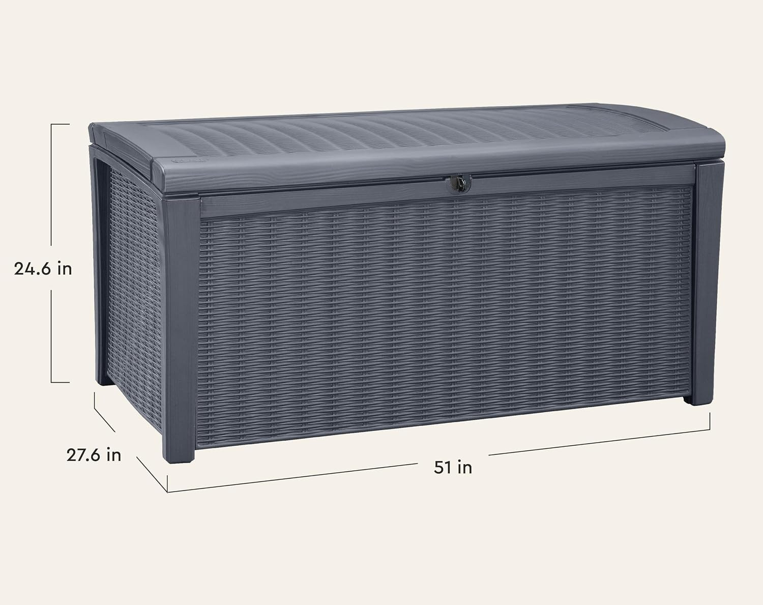 110 Liter Buitenberging Opberg - Outdoor Furniture With Storage For Cushions recensie en prijs