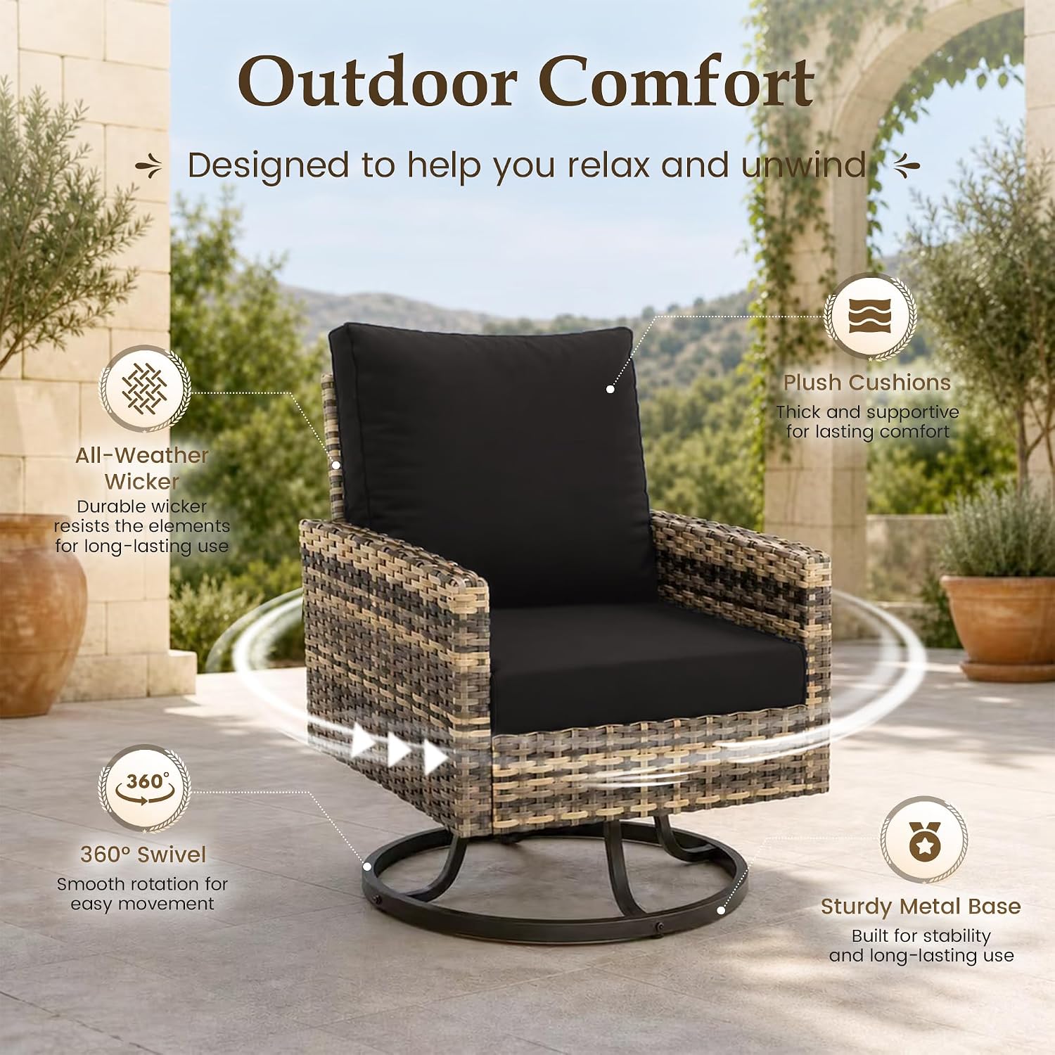 7-delige tuinmeubelset met vuu - Outdoor Furniture With Fire Pit Table recensie en prijs