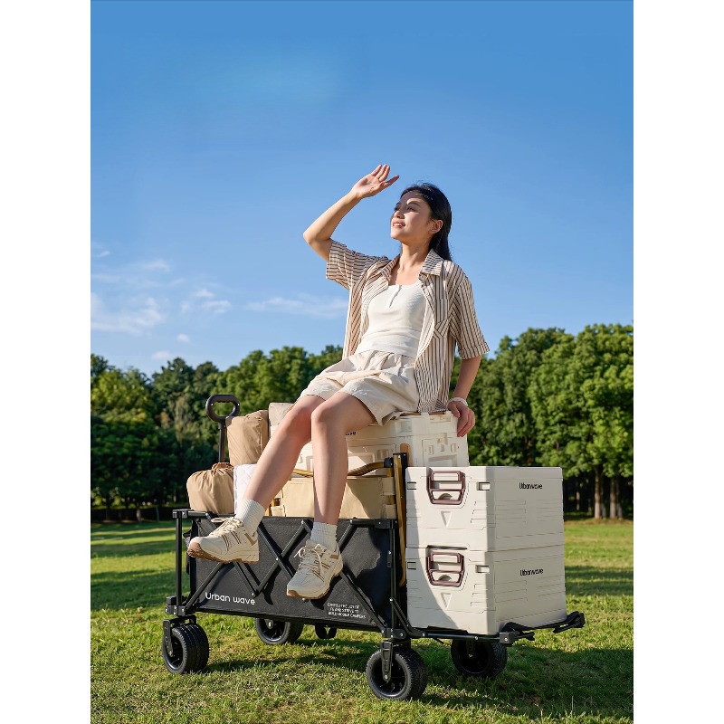 Opvouwbare campingwagen, inkla - Outdoor Furniture Set recensie en prijs