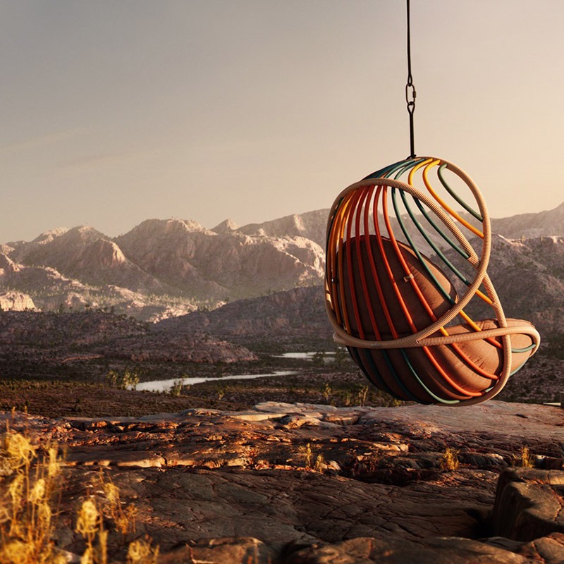 Rotan rieten eivormige hangend - Hanging Egg Chair recensie en prijs