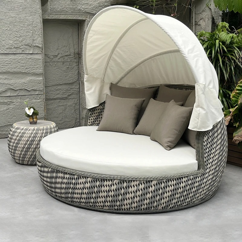 Dagbed, anti-UV roestvrij rond - Outdoor Furniture Lounge Set recensie en prijs