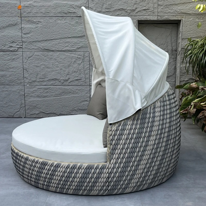 Dagbed, anti-UV roestvrij rond - Outdoor Furniture Lounge Set recensie en prijs