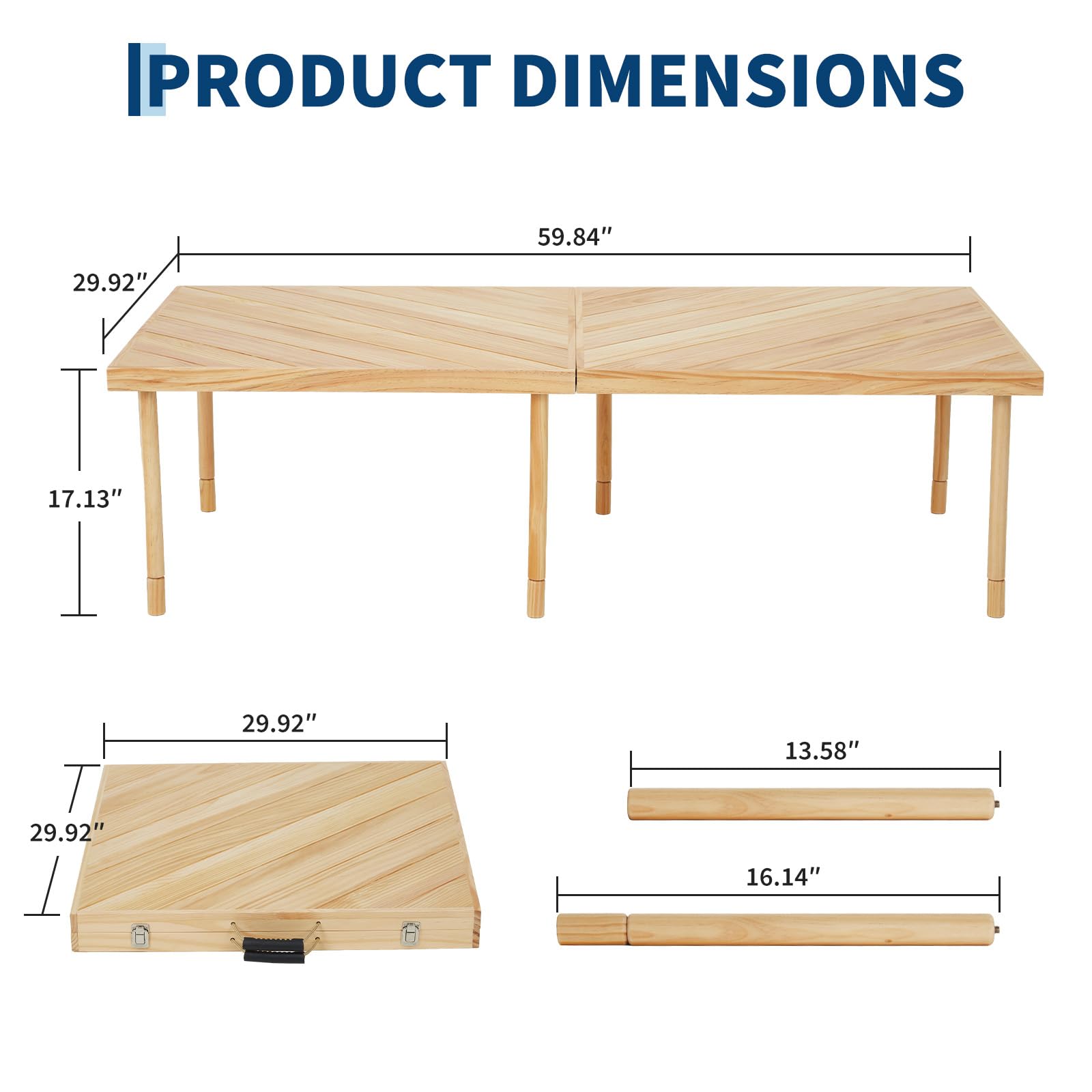 Opvouwbare picknicktafel voor  - Folding Picnic Table recensie en prijs