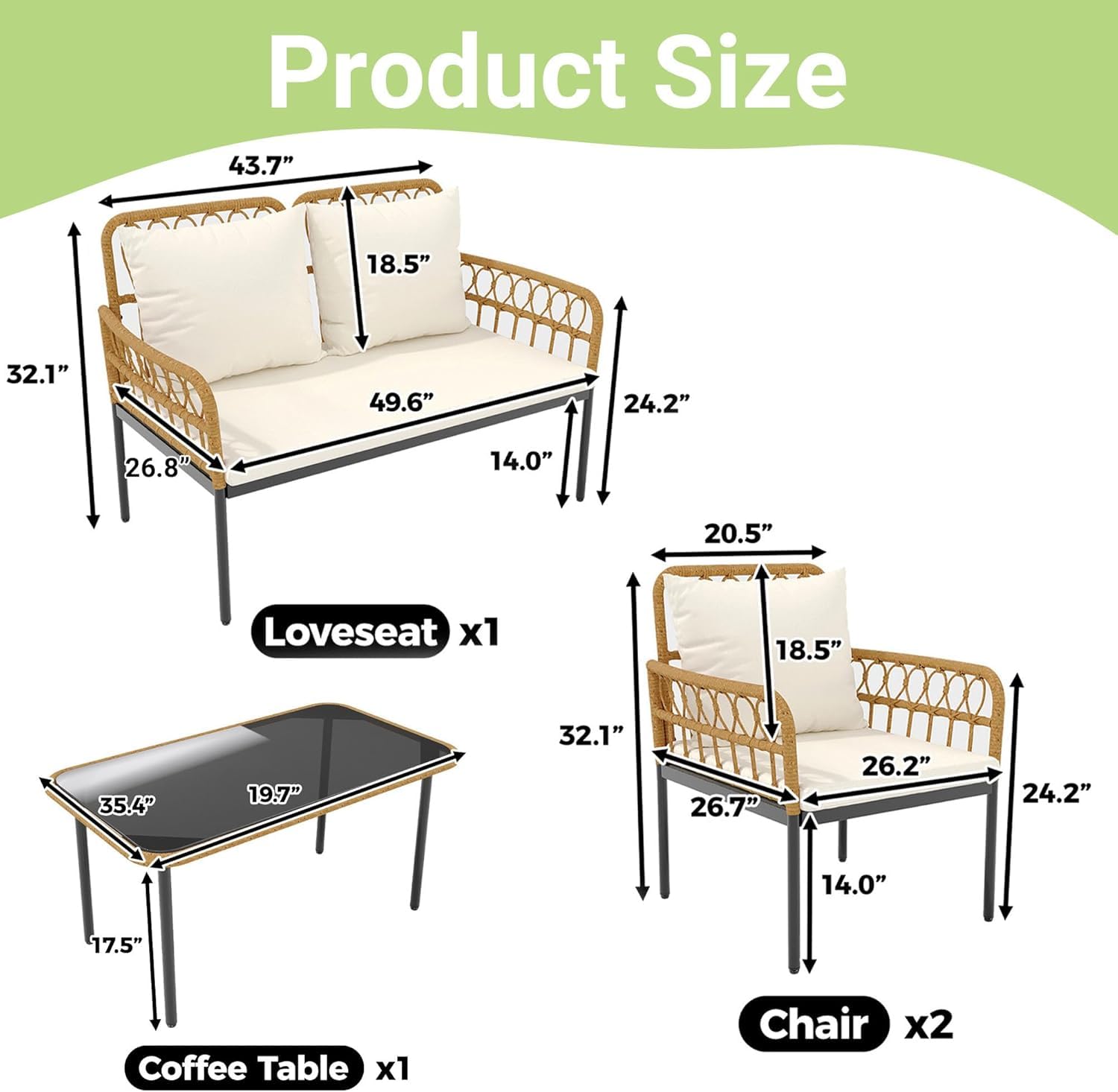 o*-4-delige tuinmeubelset Buit - Outdoor Furniture Ofo recensie en prijs