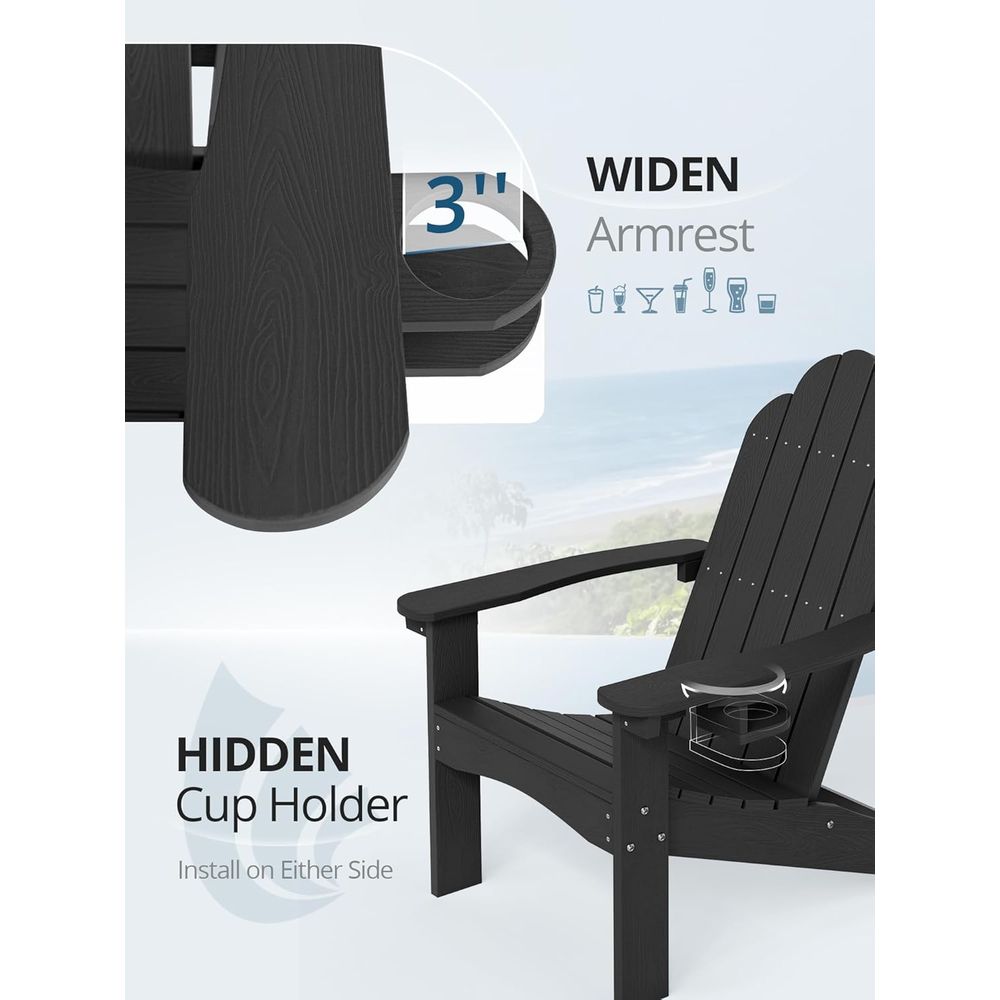 Adirondack stoelenset van 4 -  - Outdoor Furniture Ofo recensie en prijs