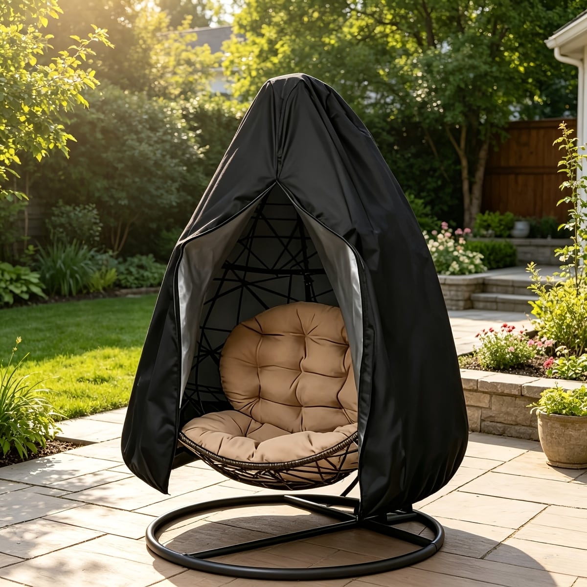 Hoes voor hangstoel met ritssl - Hanging Egg Chair recensie en prijs