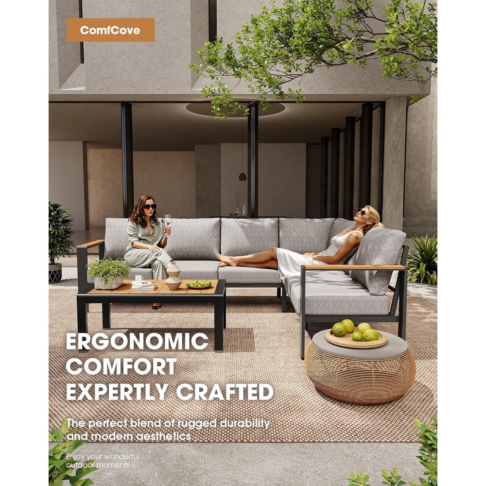 USA Stock Aluminium Tuinmeubel - Outdoor Furniture Set Sale recensie en prijs