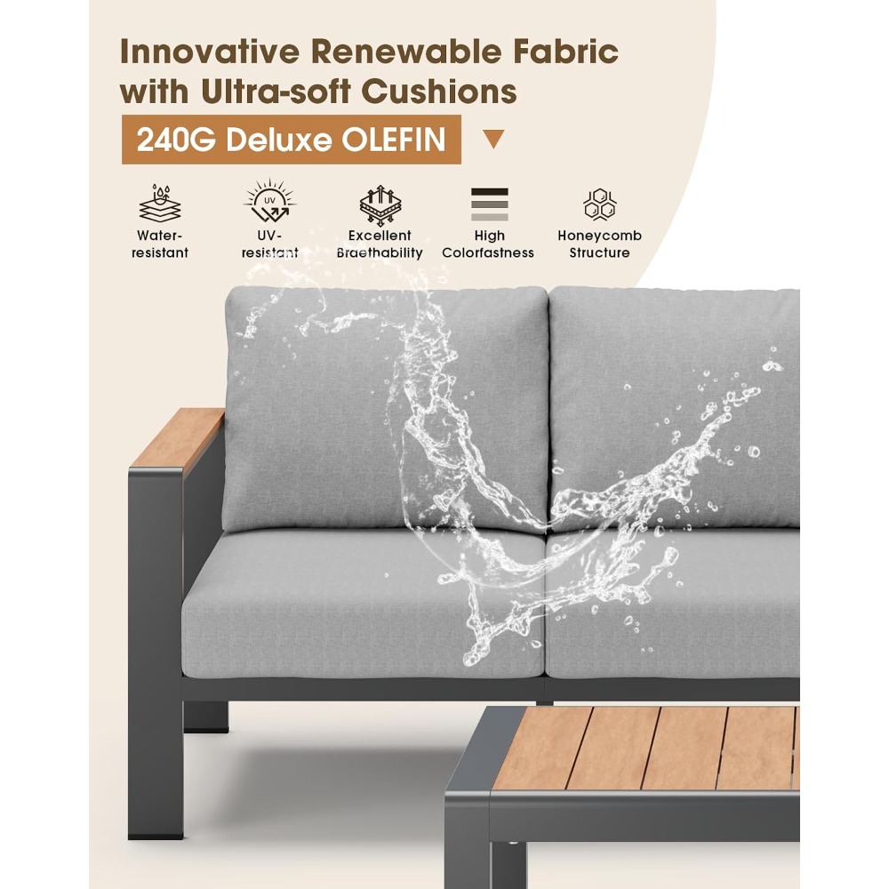 USA Stock Aluminium Tuinmeubel - Outdoor Furniture Set Sale recensie en prijs