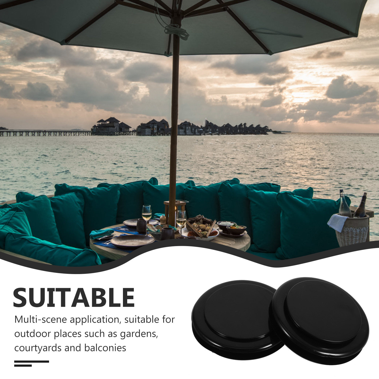 2Set Patio Tafel Paraplu Gat R - Outdoor Furniture With Umbrella recensie en prijs