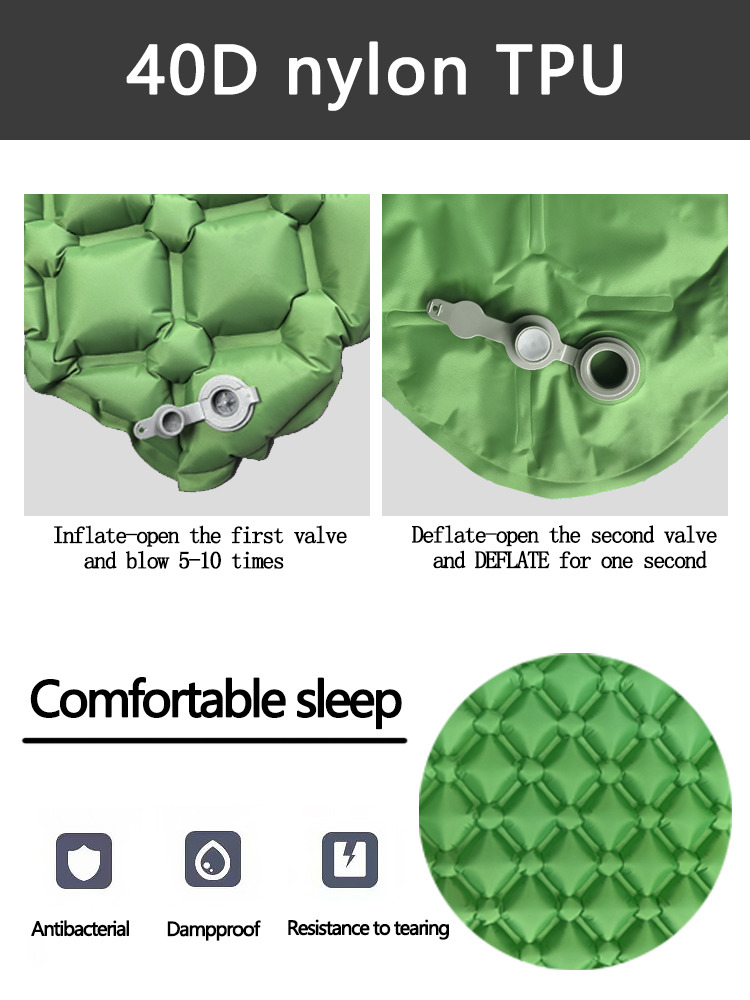 Opblaasbaar campingmatras in t - Outdoor Furniture Pads recensie en prijs